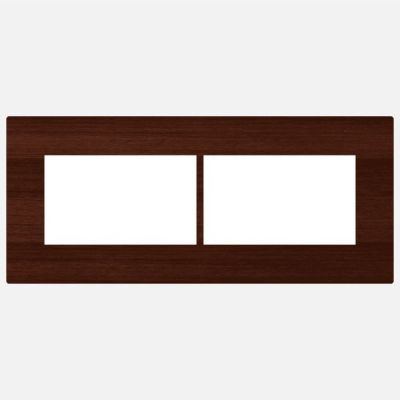 Norisys Square Series 8M Smart Plate with Frame - Wood Finish - S7608.27