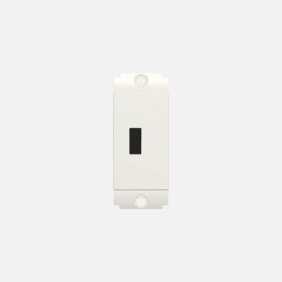 Norisys Square Series Usb Charger Socket Outlet C Type - 2.1 Amps - 1 Module - Frost White - S7836.01