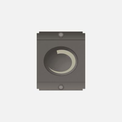Norisys Square Series Dimmer 1000 Watts - 2 Module - Graphite Gray - S7903.23