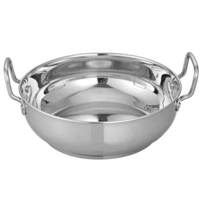 Ok Encapsulated Bottom Cookware Stainless Steel Karahi-1550ml-695gm-SSKNO-11