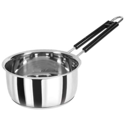 Ok Encapsulated Bottom Cookware Stainless Steel Sauce Pan With Wire Handle-2.95Ltr-2950ml-920gm-SSSP-15