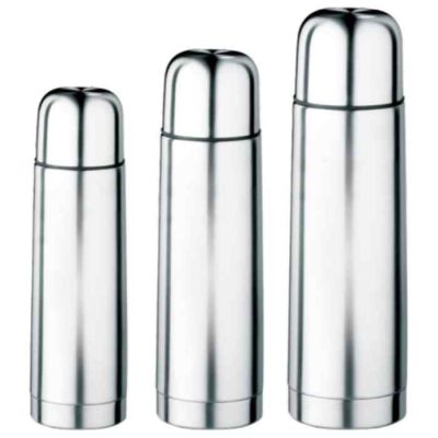 Ok Vacuum Flask Bottle Steel Finish-SS304-1Ltr-VF-3