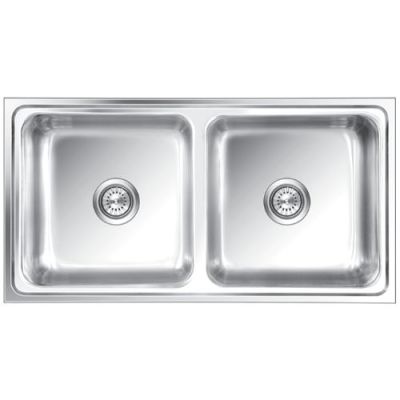Nirali Opal Big Double Bowl Kitchen Sink-Anti Scratch