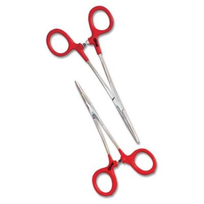 Ozar Curved Stainless Steel Forceps With Plastic Coated Handle ACT-1016