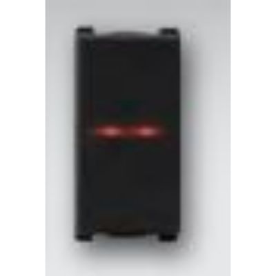 Panasonic 1 Way 250V 1M Black 25/32A Power Switch with LED IndicatorPAN-WIM51113B