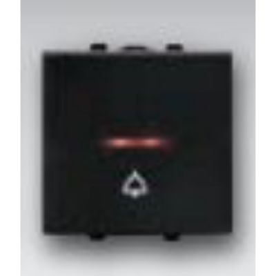 Panasonic 1 Way 250V 2M Black 10A Switch with LED IndicatorPAN-WIM51219B