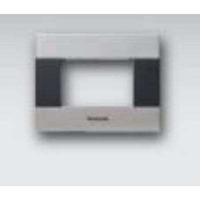 Panasonic 9M 25.9x9.5cm Black & Silver Plates with Inner Metal Farme W/O GroovePAN-WIM6319S