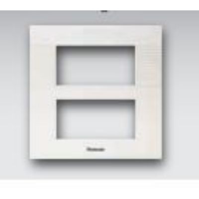 Panasonic 8M 15.6x15.8cm White Rectangular Plates with Inner Metal Farme W/O GroovePAN-WIM6324