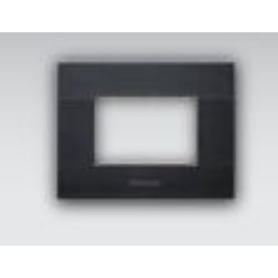 Panasonic 8M 15.6x15.8cm Black Rectangular Plates with Inner Metal Farme W/O GroovePAN-WIM6324B