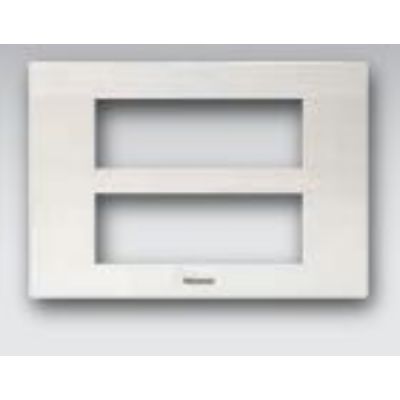 Panasonic 12M 22.6x15.8cm White Plates with Inner Metal Farme W/O GroovePAN-WIM6326