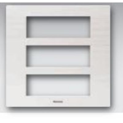 Panasonic 18M 22.6x22.1cm White Plates with Inner Metal Farme W/O Groove PAN-WIM336