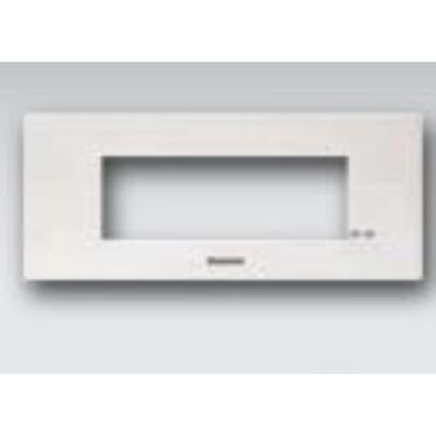 Panasonic 6M 22.6x9.5cm White Plates & Inner Metal Farme with LED Loctor W/O GroovePAN-WIM6416