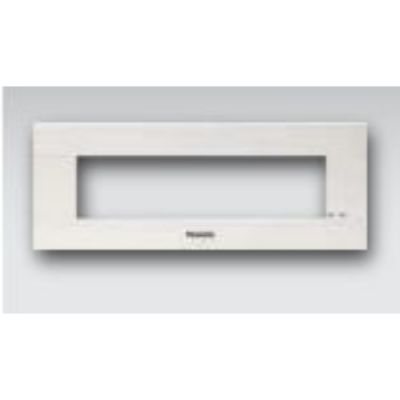 Panasonic 8M 24.8x9.5cm White Plates & Inner Metal Farme with LED Loctor W/O GroovePAN-WIM6418