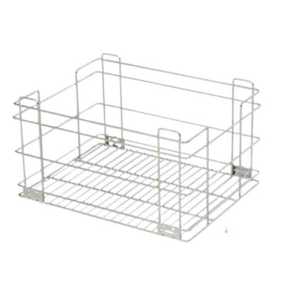 Peacock Revera Stainless Steel Grain Trolley Basket-15x20x10Inch-GT-151610
