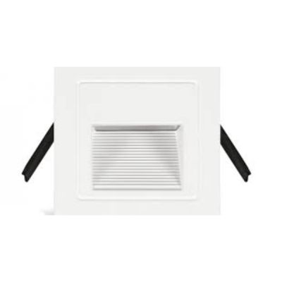 Philips Recessed 2W 85x85x32mm White LED Steplight - 30974
