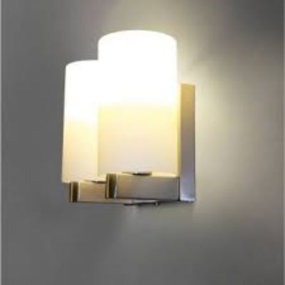 Philips Trunk 20W 246x121x202mm White & Silver Decorative 2H Wall Light - 31454