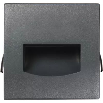 Philips Recessed 2W 84x84x44mm Anthracite Grey Steplight - 34151