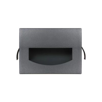 Philips Recessed 3W 115x84x44mm Anthracite Grey Steplight - 34152