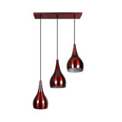Philips Blithe 20W 550x350x1500mm Wine & Silver Decorative Pendant Hanging Light - 58078-1
