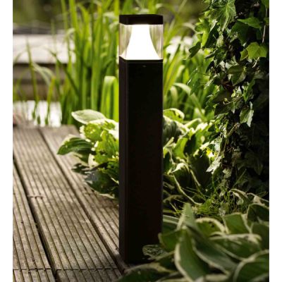Philips Pylon 9W 85x85x650mm Black Pedestal Light - 58171