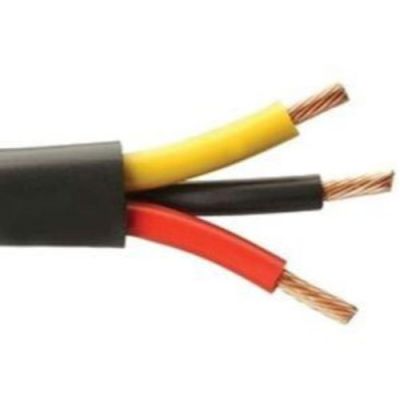 Polycab PVC Sheathed & Insulated Industrial 3 Core Flat Submersible Cable-1.5Sq.mm-100Mtr