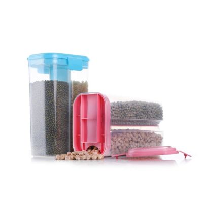 Premillia 2 Sections Food Grain Storage Container-Set of 2 PR-24