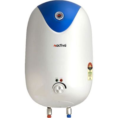 Activa Premium-3 White & Blue 3L Water Heater with ABS Body