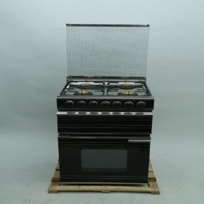 Quba Black Powder Coated Auto Ignition 4 Burner Cooking Range-CR251