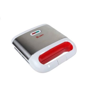 Quba Silver and White 2 Slices Sandwich Maker