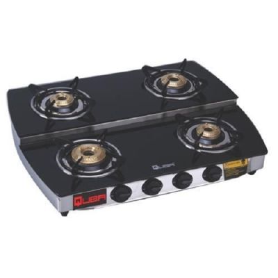 Quba Double Step 4 Burner Gas Stove