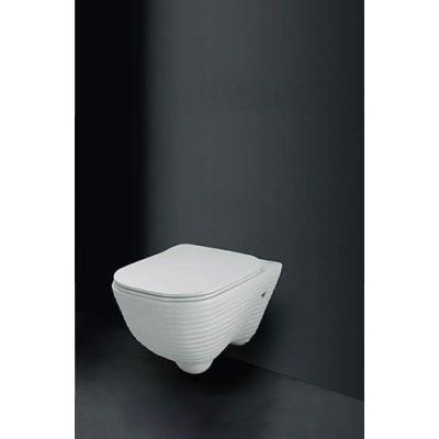 Queo Wall Mounted Water Closet F-Le Forme Q677240123-Matte White
