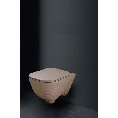 Queo Wall Mounted Water Closet F-Le Forme Q677240426-Beaver