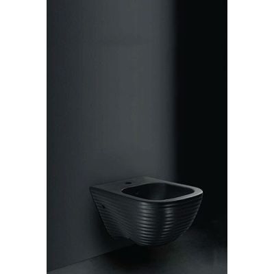 Queo Wall Mounted Bidet F-Le Forme Q677420224-Matte Black
