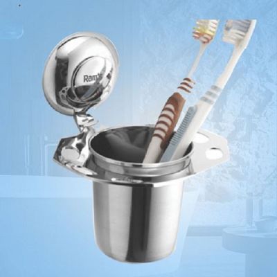 Ram's Brass Crown Tumbler Holder-BS-1468