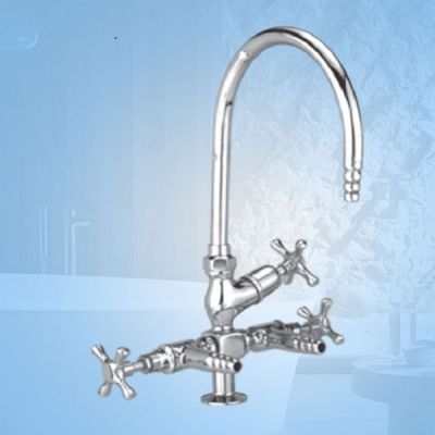 Ram's Chrome Plated 3 Way Lab Cock-LC-1637