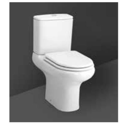 Rak Two Piece Commode Compact P180MM-Ivory