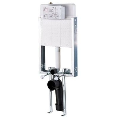 Rak Concealed Cistern 80 With Galvanized Frame-Alpine White