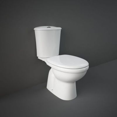 Rak Two Piece Commode Karla S100MM-Alpine White
