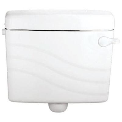 Rak Mawja Deluxe Cistern PVC Single Flush-Ivory