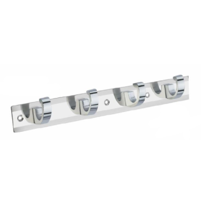 Ramson Cindy Aluminium Stainless Steel 4 Coat Hook