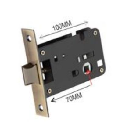 Ramson Maga 70x100mm Antique Baby Latch RAM-MEGA-ANT