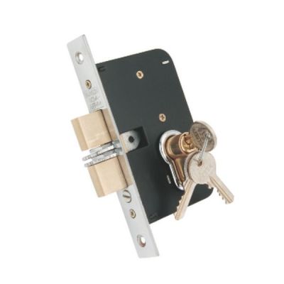 Ramson 68mm Satin Silver Nova Bathroom Aluminium Door Lock