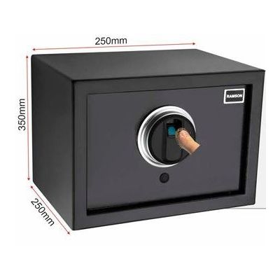 Ramson E Series 250x350x250mm Black Finish Fingerprint Digital Lock Ram-RHS-3