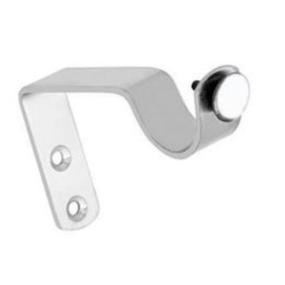 Ramson Single Chrome Plated 18mm Stainless Steel Center Support Door Accessories RAM-SIN-CS