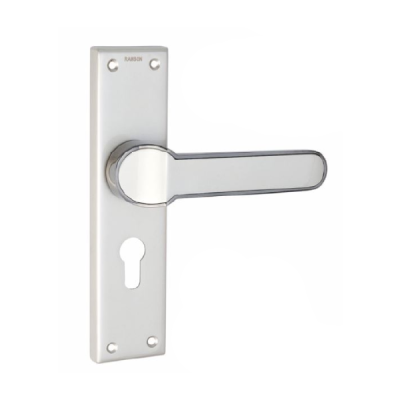 Ramson 8 inch Trendy SS Plate Zinc HDL Stain Black Mortice Handle