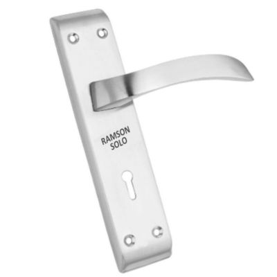 Ramson 7 Inch Solo Satin Silver Iron Mortise Handle