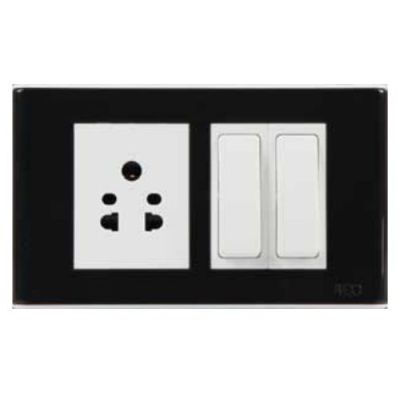 Havells Reo Bliss 2M Outer Plate Jet Black-AHBPLCBV02