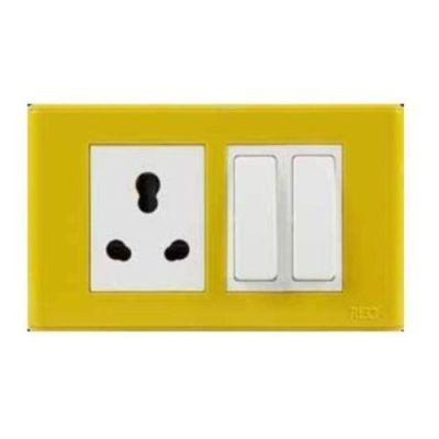 Havells Reo Bliss 1M Outer Plate Mustard Yellow-AHBPLOXV01