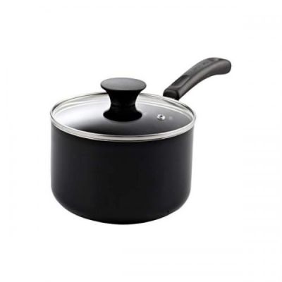 Rynox Black 24 Gauge Ceramic Coated Non-Stick Sauce Pan-RX-NS-SPN-24-BL