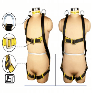 Safehawk HQ Full Body Harness for Lowering or Raising of Personnel & Rescue in Confined Space - H Q E (Class-E)